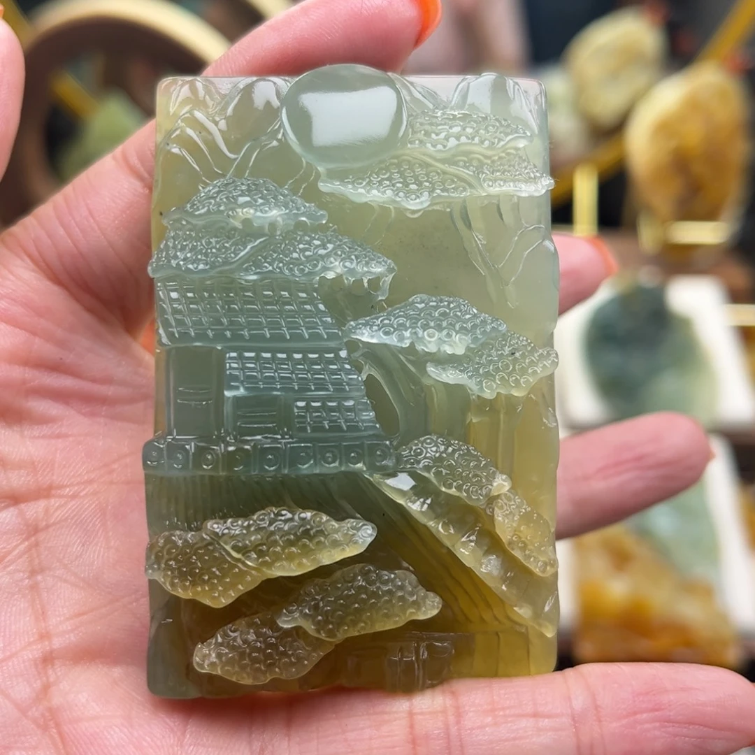 Z***店未镶嵌岫玉挂件挂件