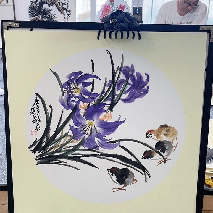 国画张圣敏先生纯手绘作品