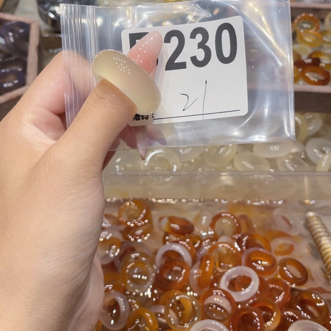 玛瑙/玉髓未镶嵌戒指230