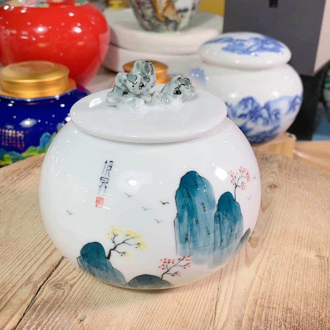 【闪购商品】罐陶瓷茶叶罐密封罐