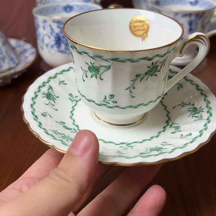 杯日本进口陶瓷杯蝶