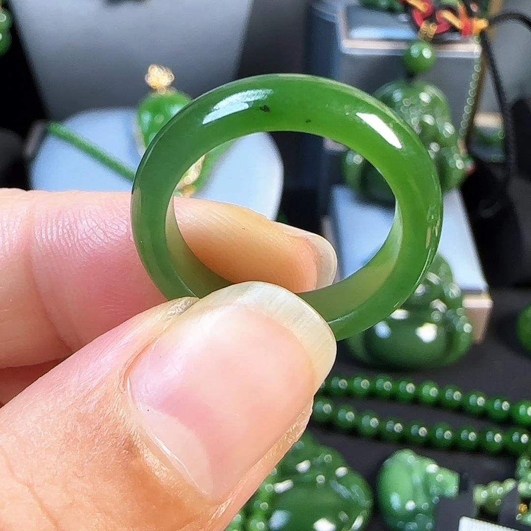 和田玉（糖玉）戒指未镶嵌