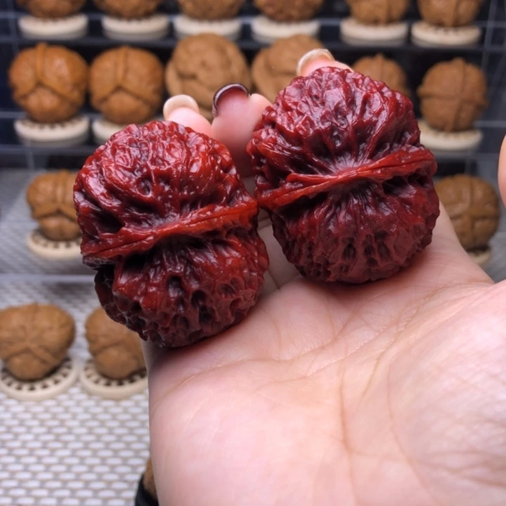 涬***局把件文玩核桃2号龙鳞战甲