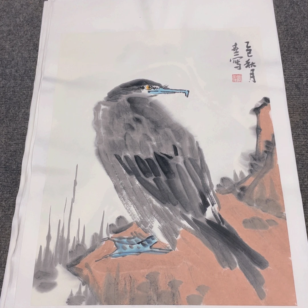 国画1.4平尺纯手绘国画作品