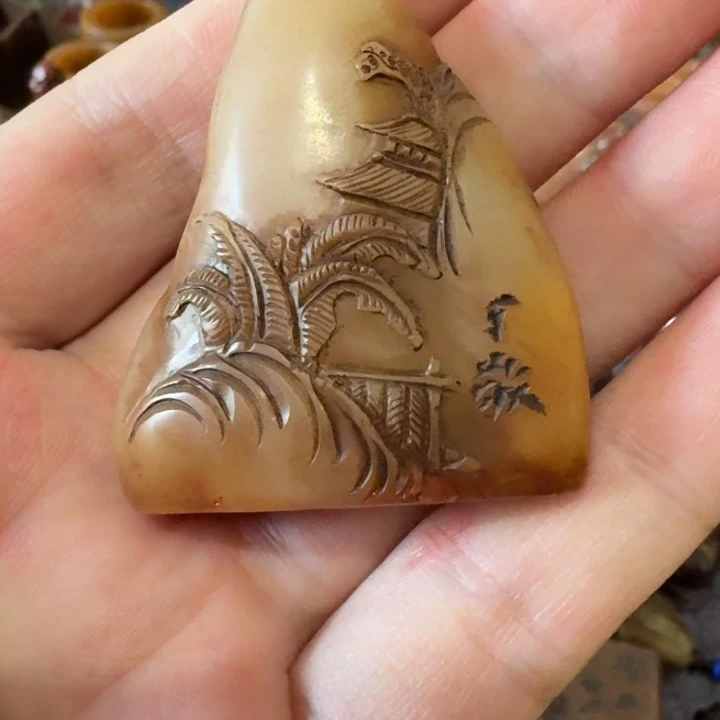 淮***子石材手工艺品摆件包邮