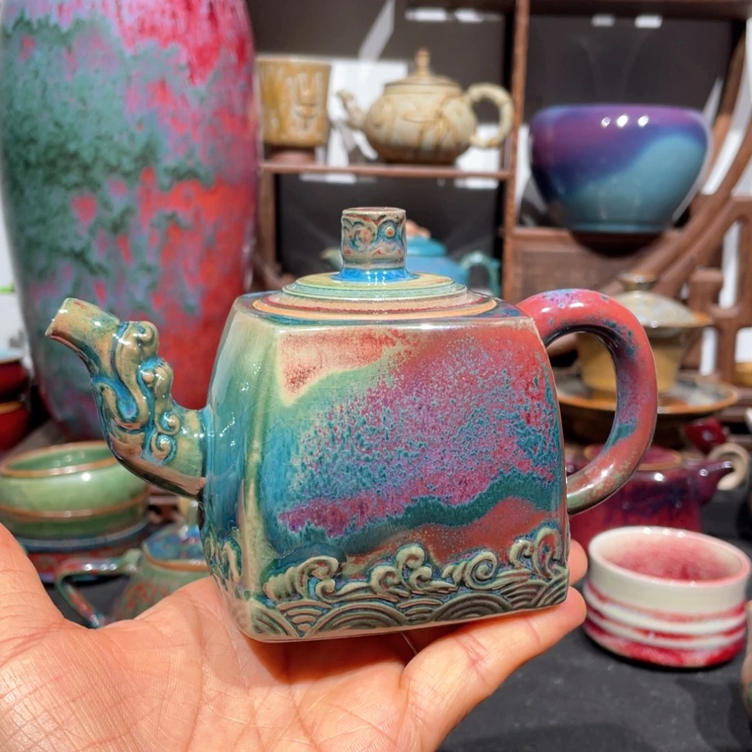 中国神后钧瓷茶器在