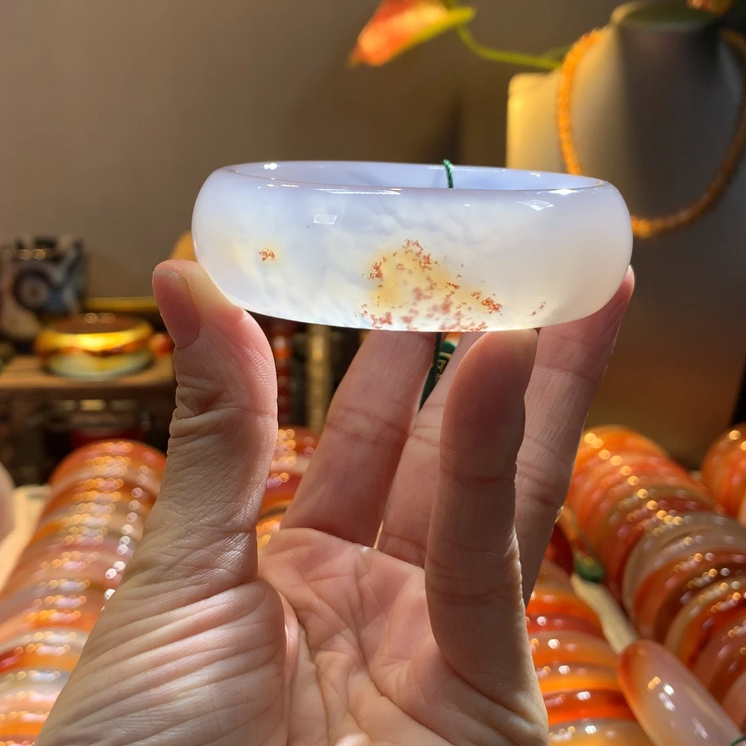 玛瑙/玉髓未镶嵌手镯28号