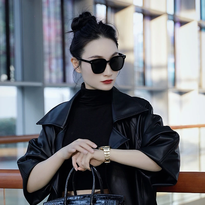 香 CF羊皮  新款单肩斜挎女包