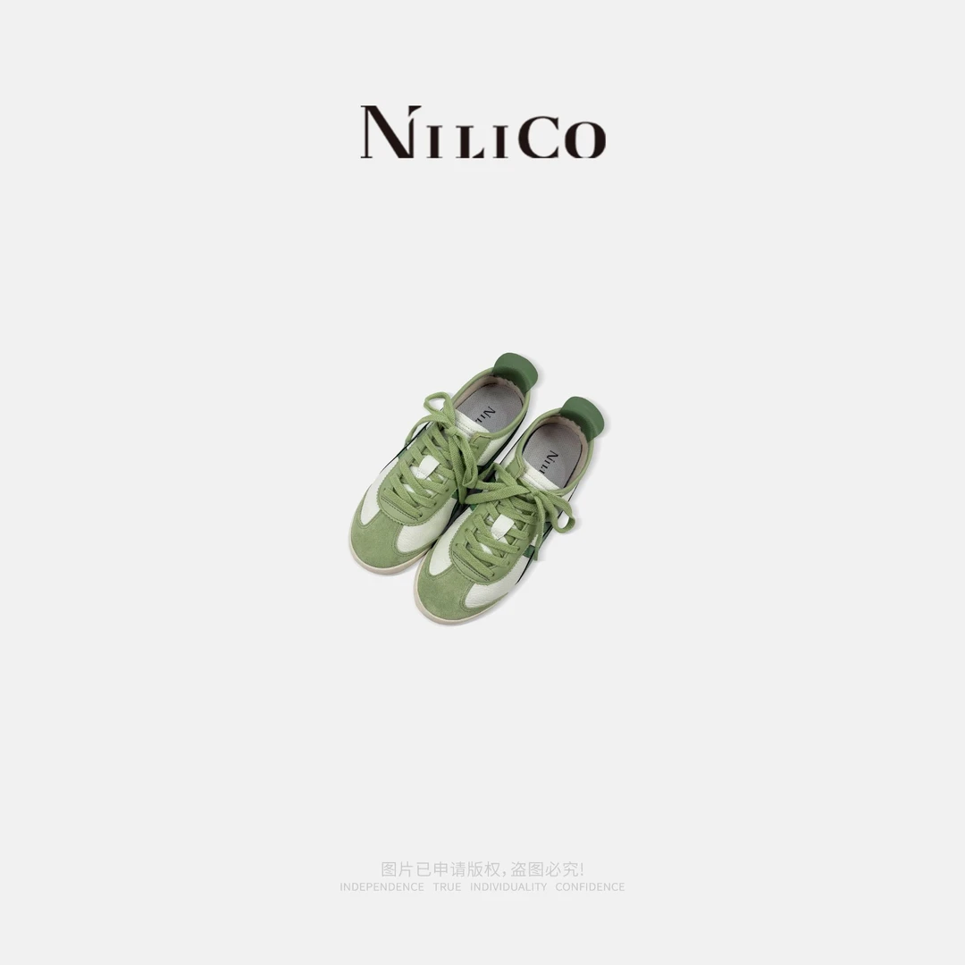 NILICO【轻柔漫步】时尚柔软吸汗牛皮经典复古德训鞋
