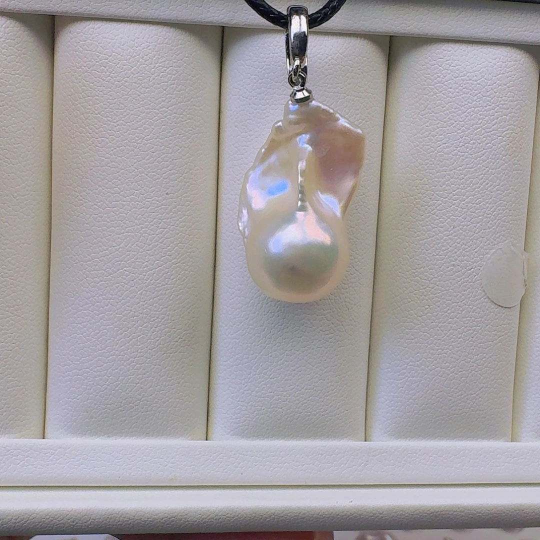 颈饰淡水珍珠银S925镶嵌