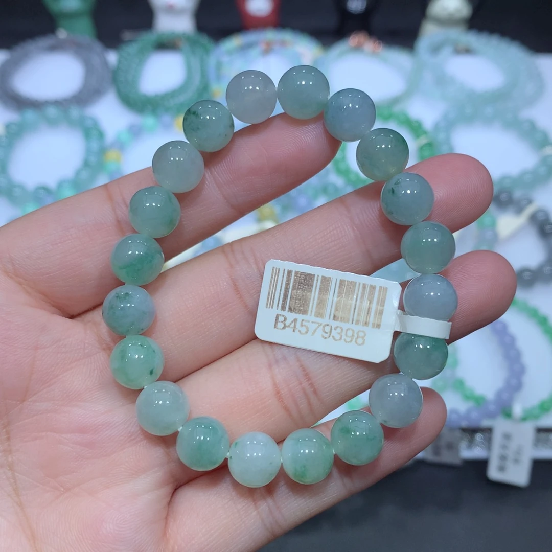 翡翠未镶嵌手串天然