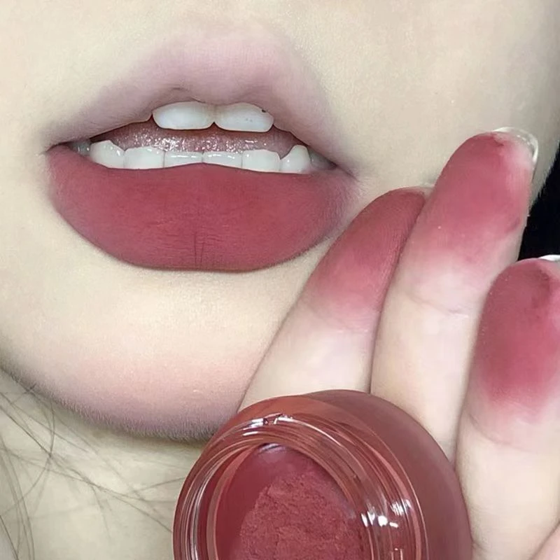 晕开更美~柔焦奶雾灌装唇泥学生不沾杯不掉色显白哑光丝绒口红