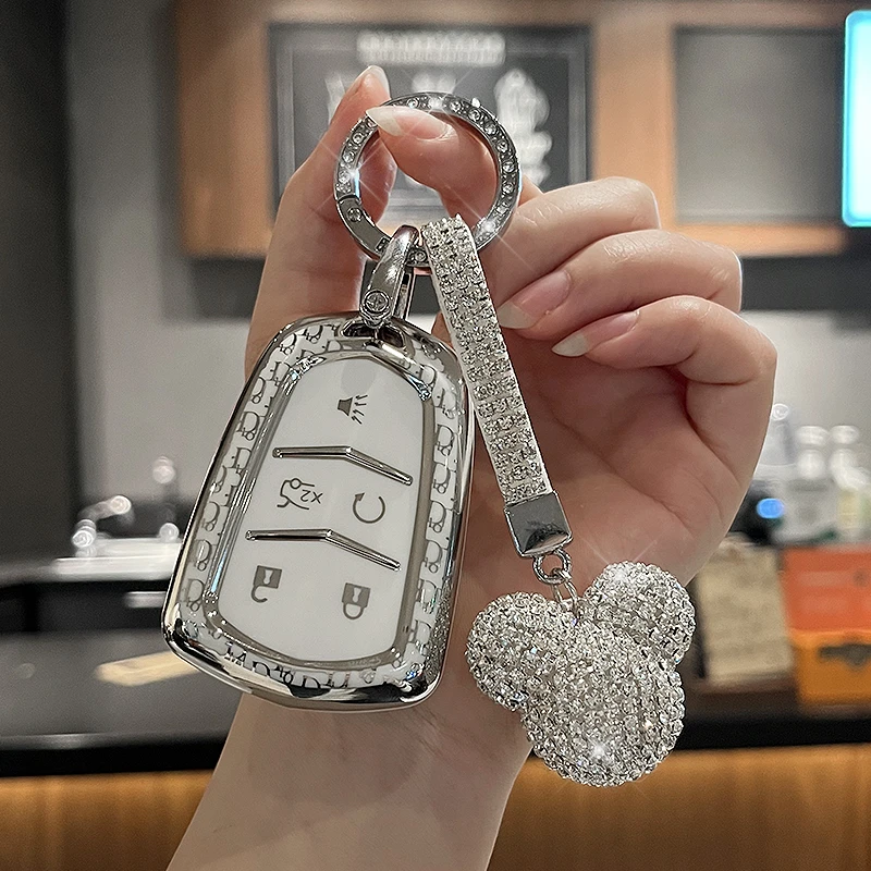 适用于凯迪拉克钥匙套XT5/XT6/ATSL/XTS/XT4/CT6车扣包壳高档男女