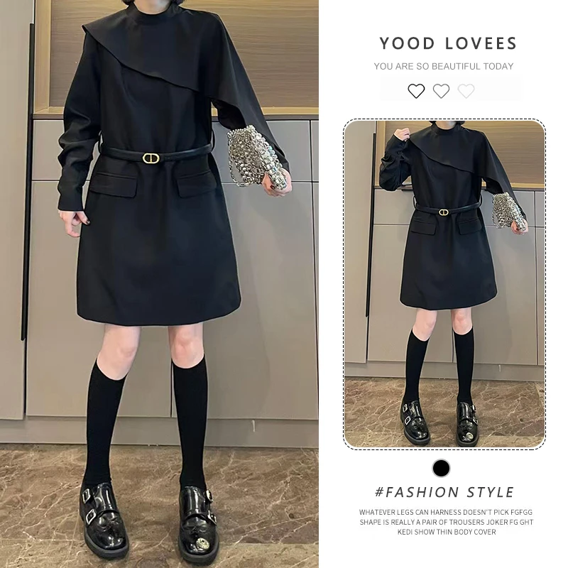 2025春秋季新款高级感西装连衣裙女小个子显高今年流行爆款裙子潮