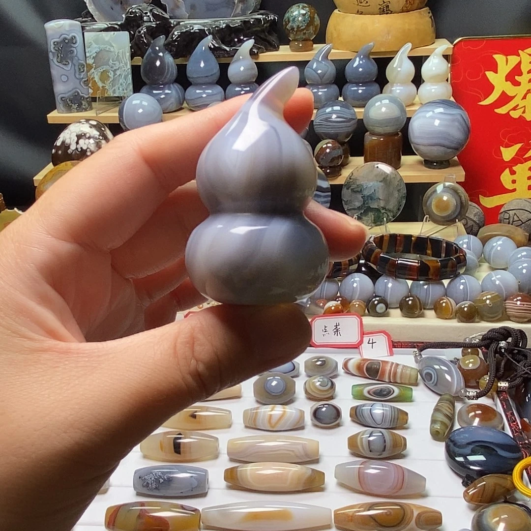 未镶嵌颈饰玛瑙/玉髓精品葫芦