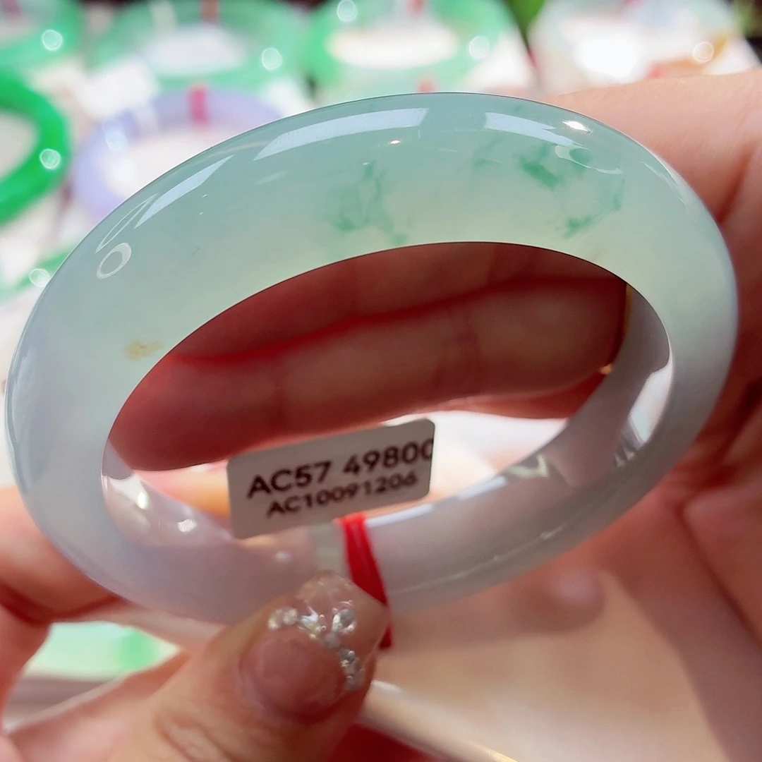 翡翠未镶嵌手镯88-17