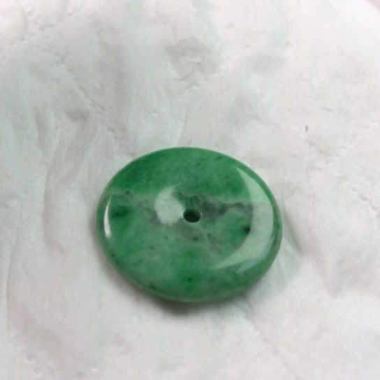 池***高翡翠未镶嵌颈饰吊坠