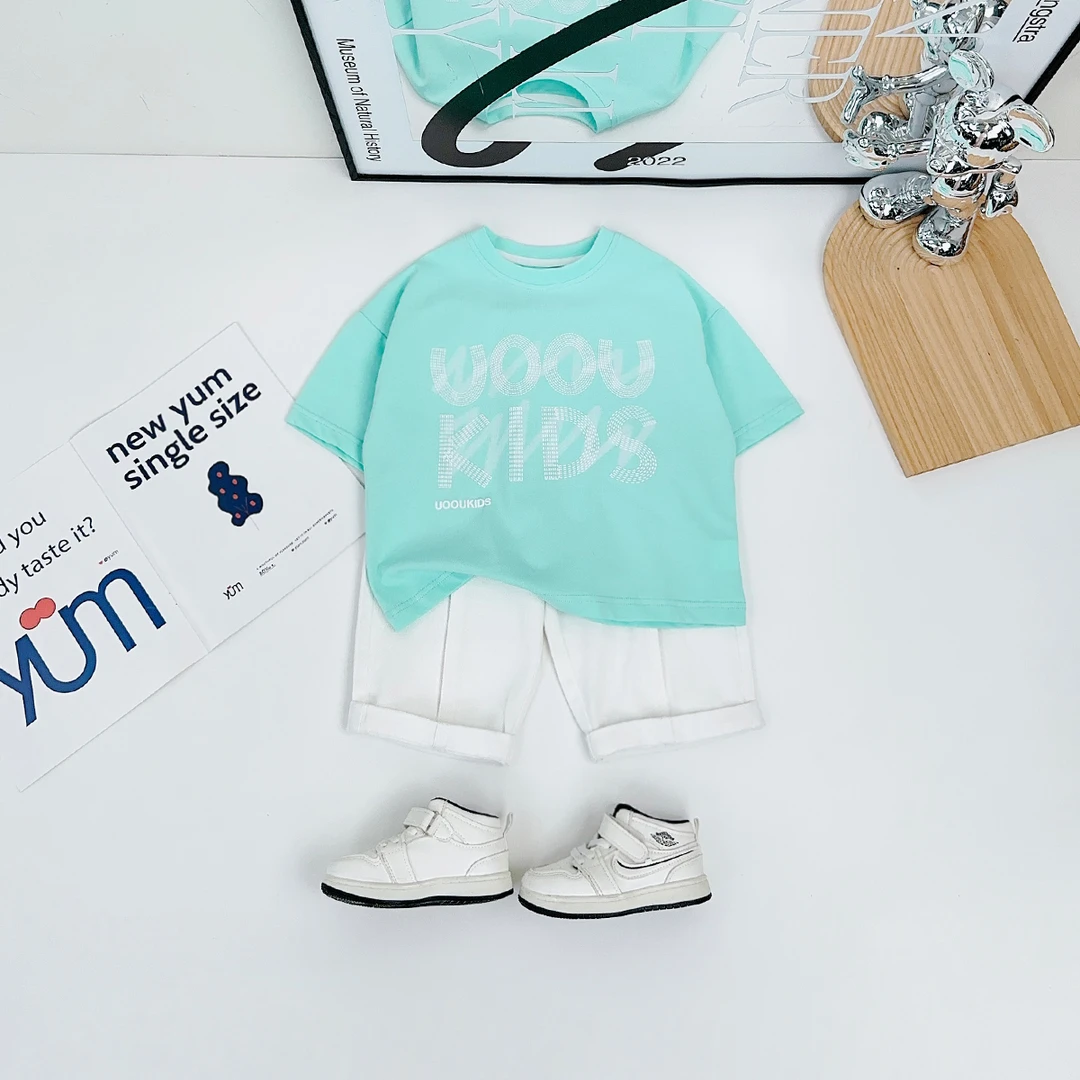 儿童短袖T恤夏季男童2025新款洋气休闲宝宝 BQ25350Z悠悠童话童装