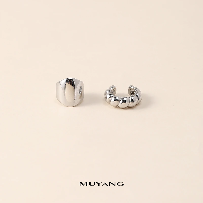 muyang/慕阳 铜合金耳饰 时尚百搭气质小众个性小巧轻盈耳骨