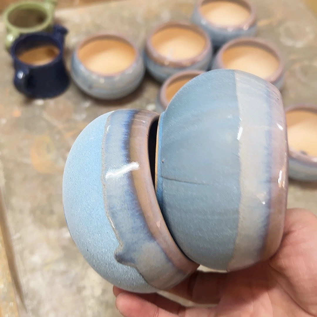 陶瓷2个··订单自动合并·口径误差0.5左右··