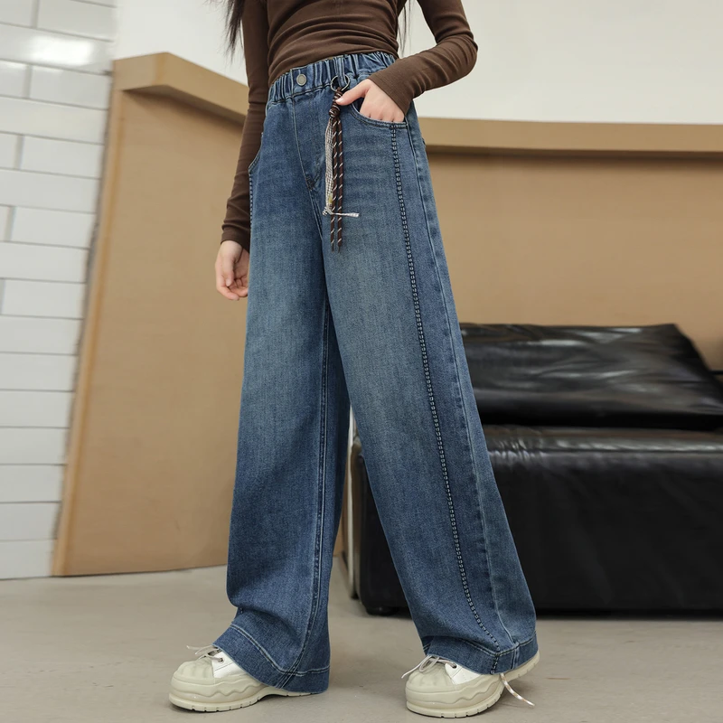 女童阔腿牛仔裤25883