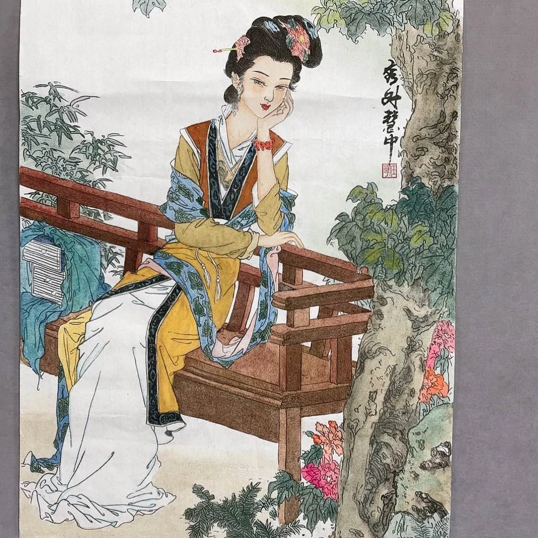 国画国画纯手绘作品请放心去藏