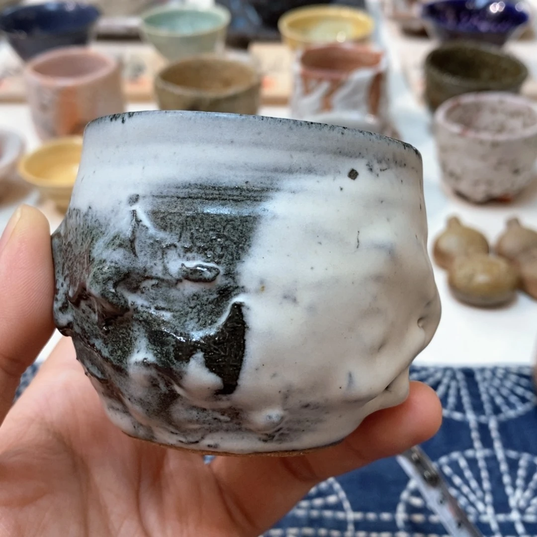 柴烧侘寂粗陶茶具