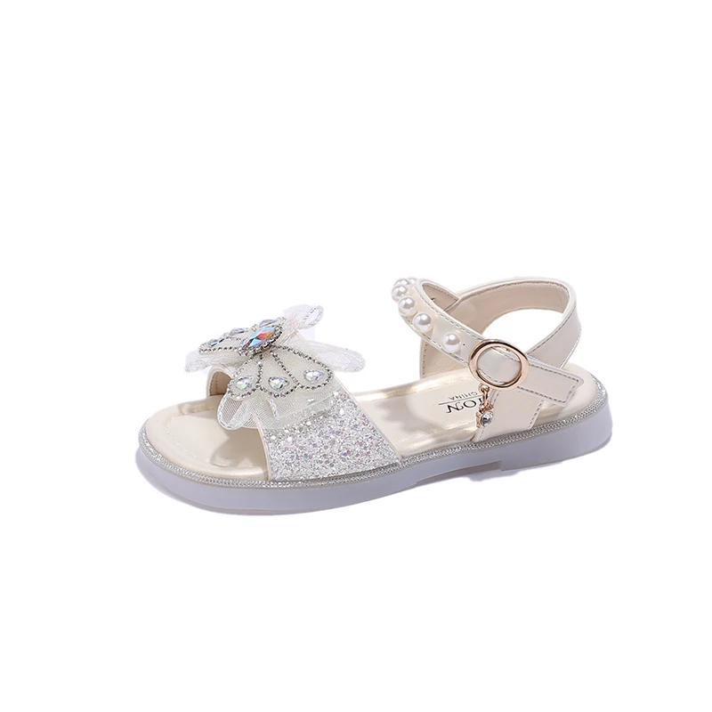 2503鸭鸭 2006 夏季女童沙滩公主风格子 26-35