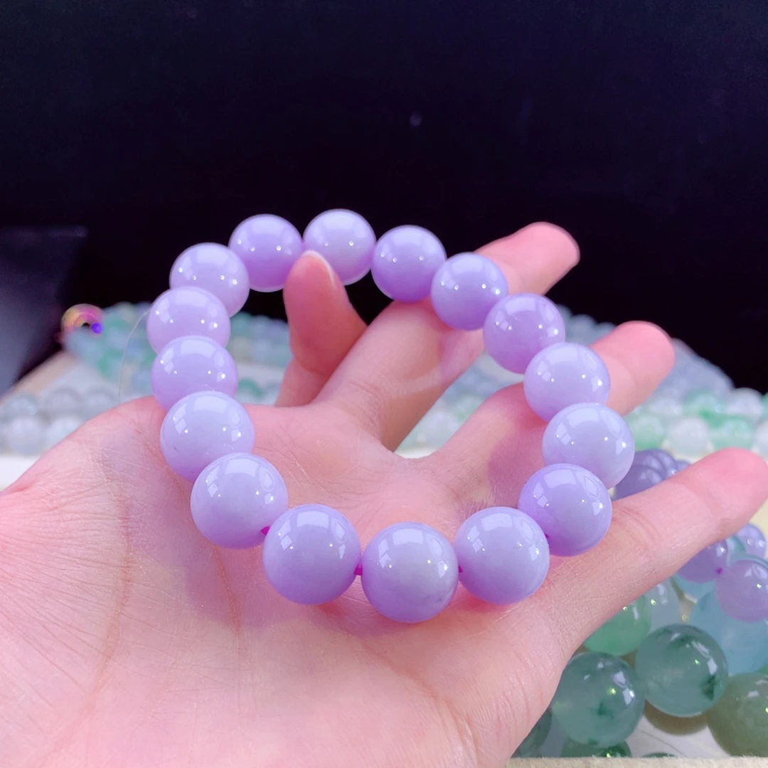 翡翠手链未镶嵌卡13mm