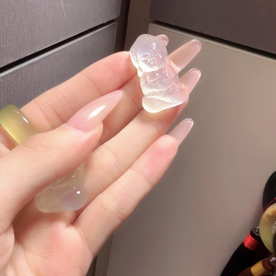 岫玉未镶嵌宝宝佛