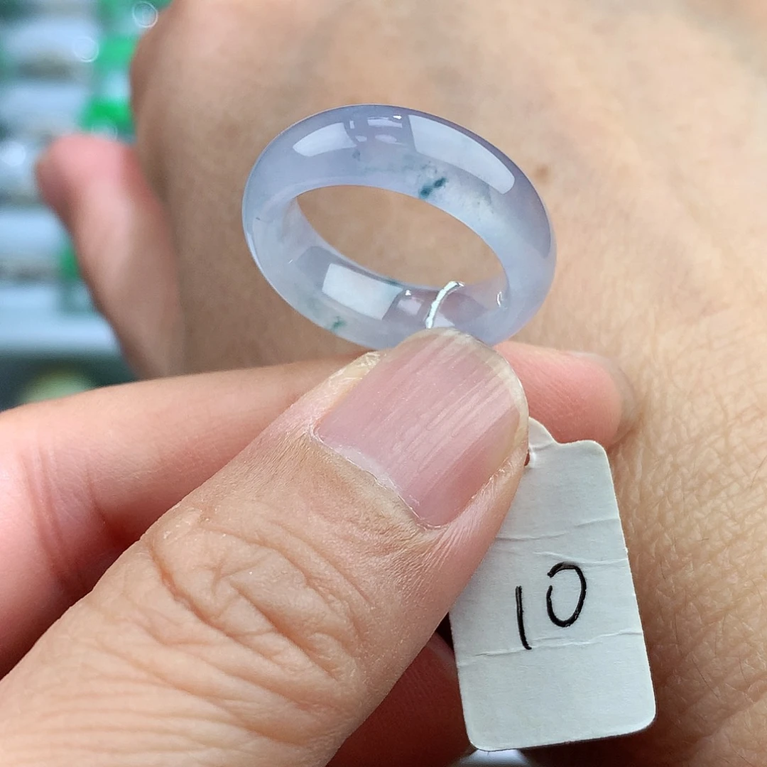未镶嵌戒指翡翠10号