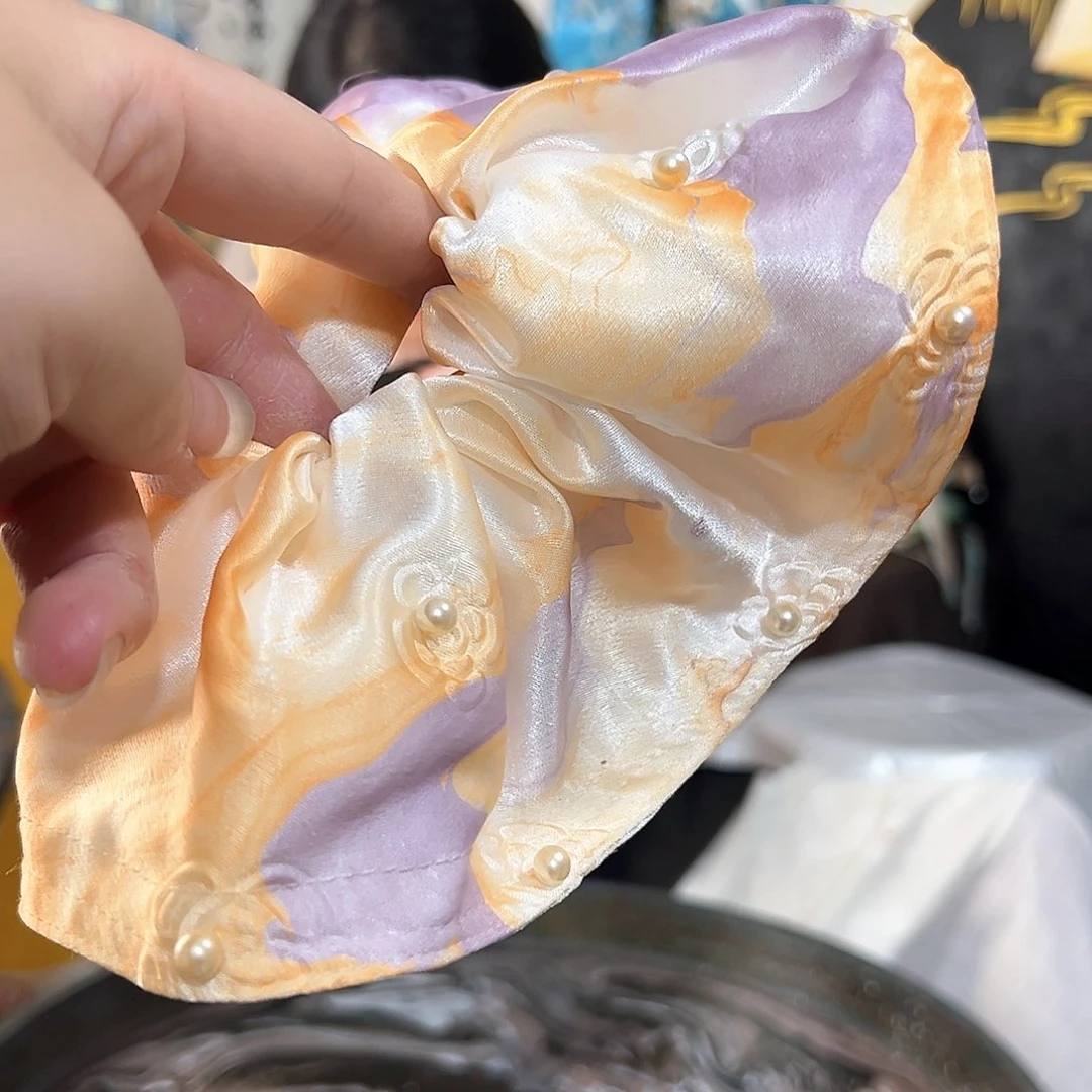 292精品圆饼发圈晚霞