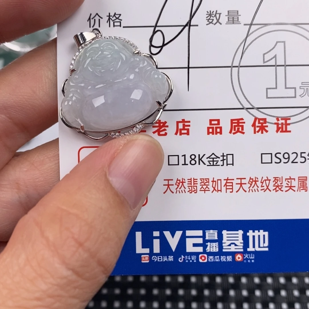 翡翠银S925镶嵌颈饰