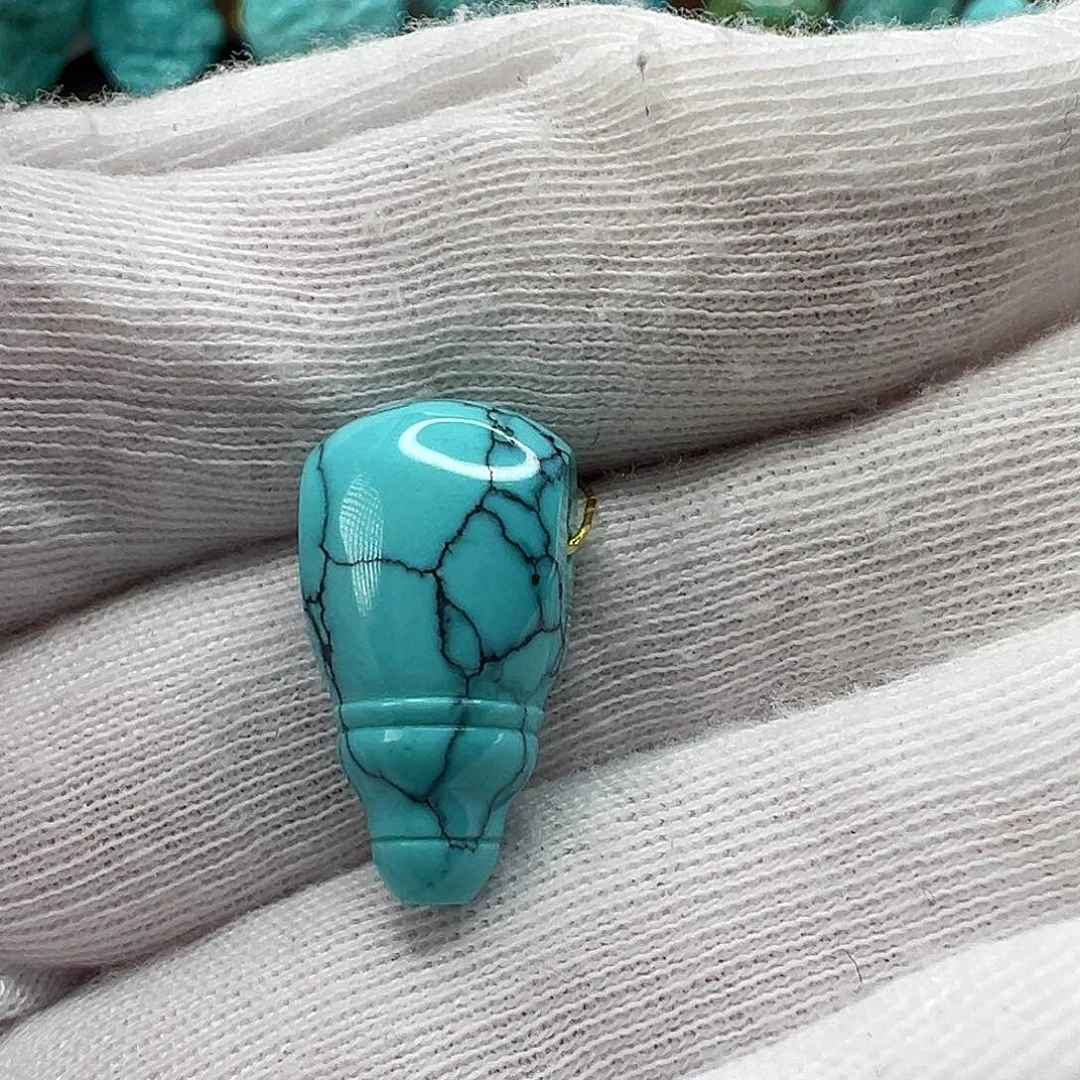 绿松石三通 未镶嵌