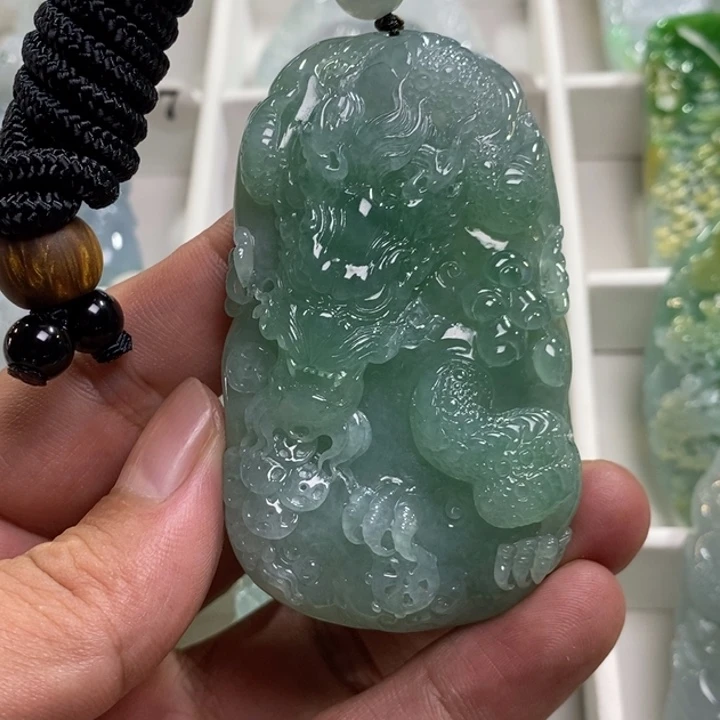 颈饰未镶嵌翡翠海****大龙