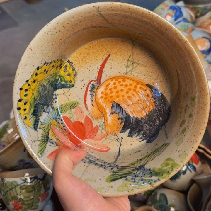 瓷片景德镇陶瓷手工手绘