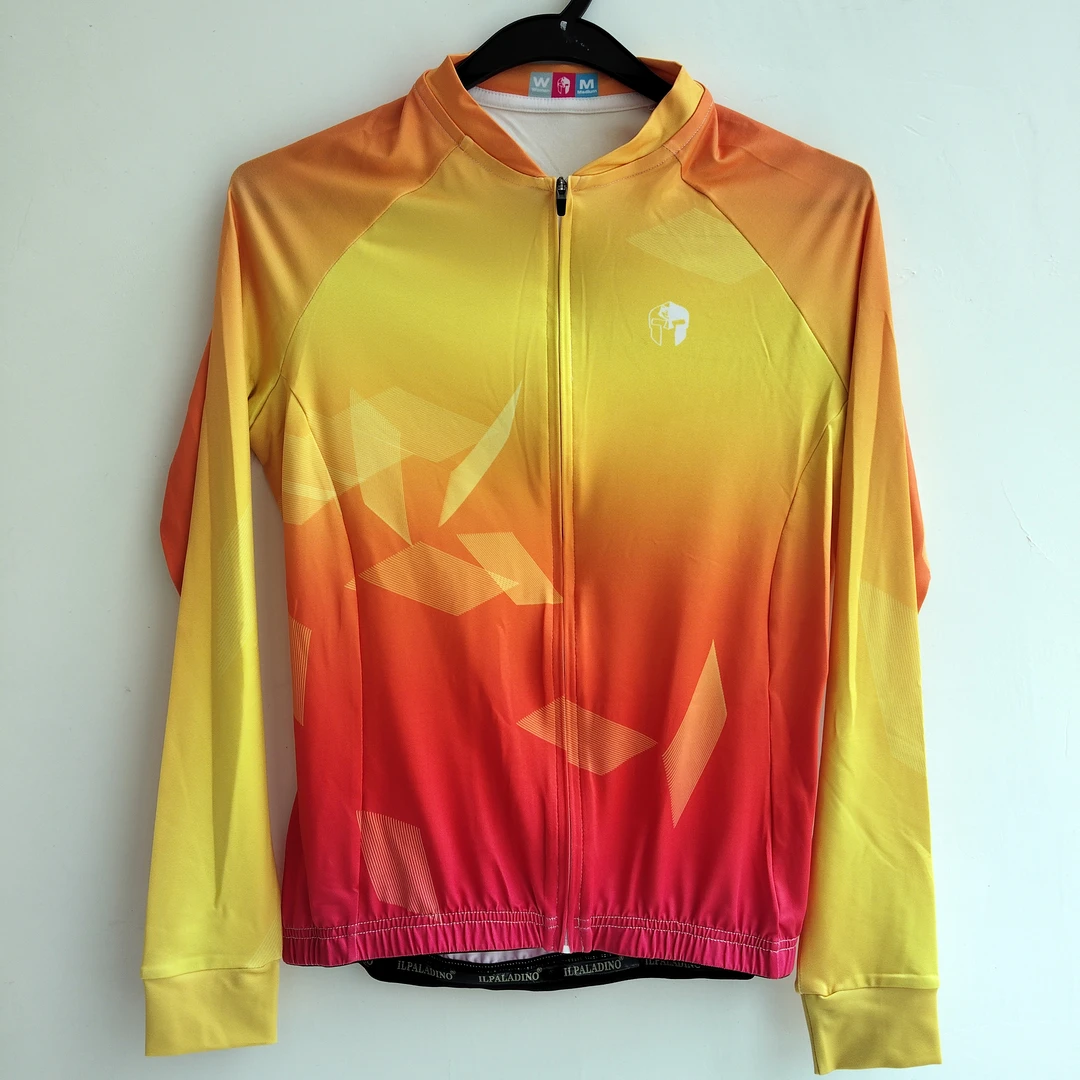 SQ 2113【西红柿炒蛋牛奶丝长袖女士 】ILPALADINO专业版骑行服户外