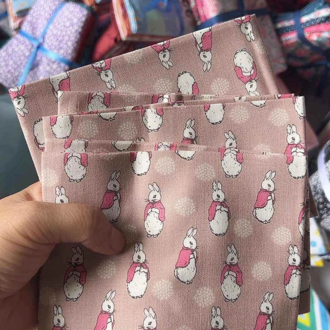 3片纯棉品牌小布块45.50厘米一片