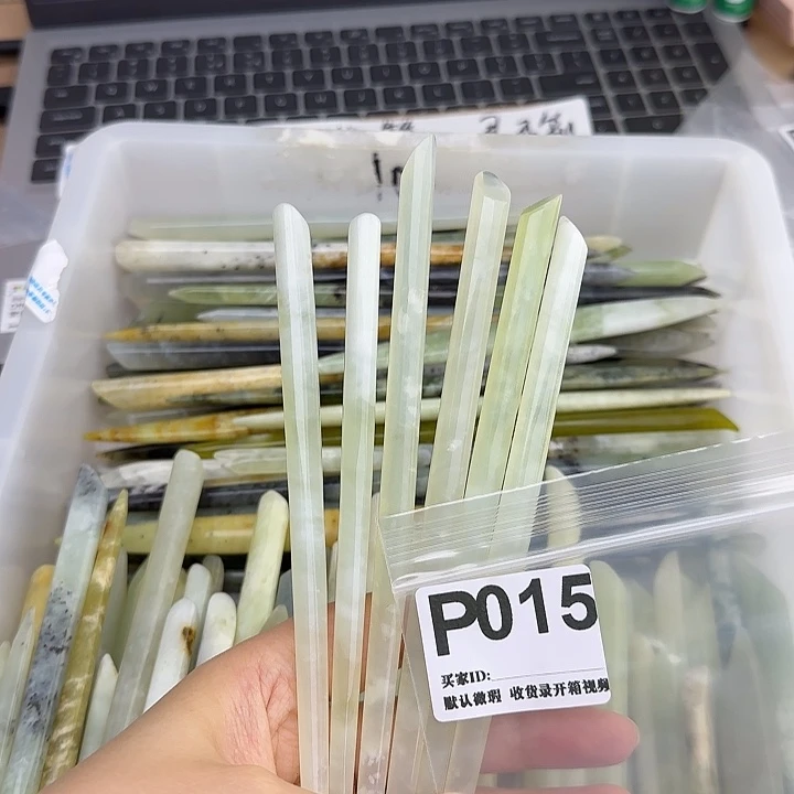 O***G蛇纹石玉未镶嵌发饰