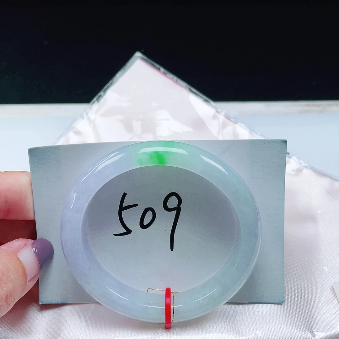 翡翠未镶嵌手镯缅甸翡翠53+