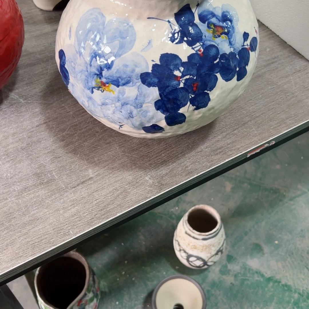 红陶锦***子口12高23无孔