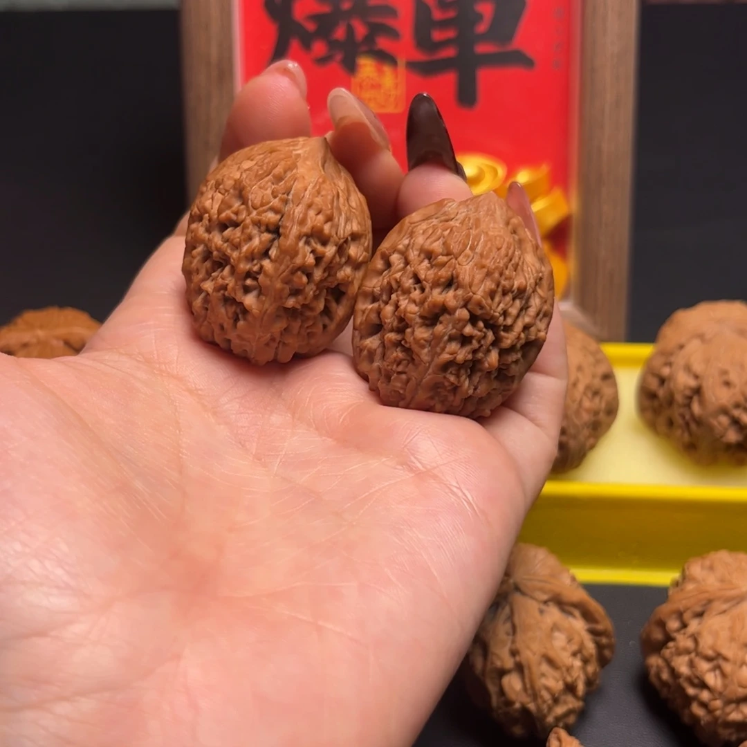 文玩核桃把件大蒜头33全