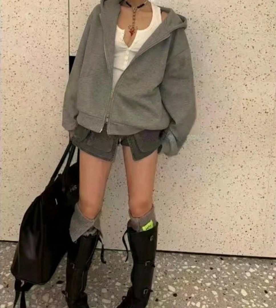 Z.X   加绒帽衫外套  9765（C7↓）