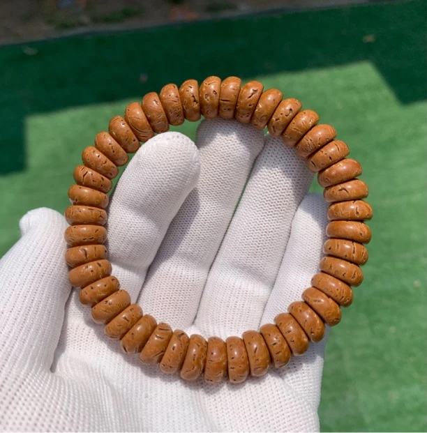 《三姐文玩》野生山桃核 手工雕刻“盆满钵满”聚宝盆金饭碗高抛打底