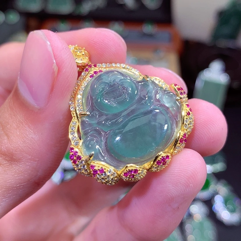 【闪购商品】翡翠颈饰未镶嵌挂件