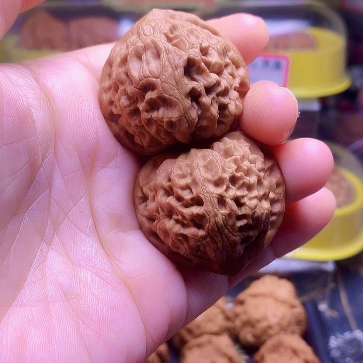 把件文玩核桃桃心灯