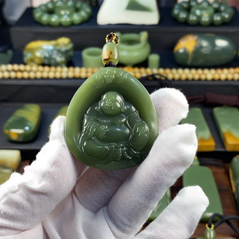 【闪购商品】岫岩河磨玉（透闪石质玉）颈饰未镶嵌