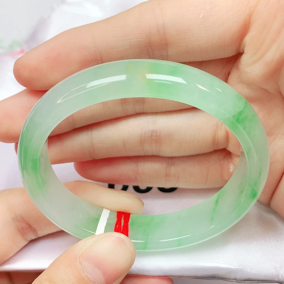 翡翠未镶嵌手镯翡翠手镯贵妃51.5