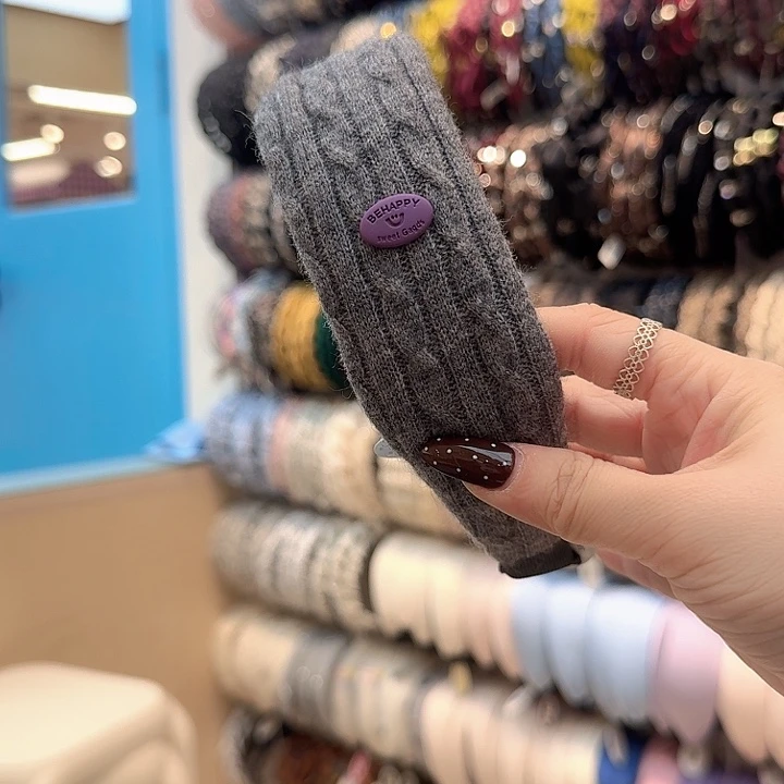 灰色紫标发箍21款式