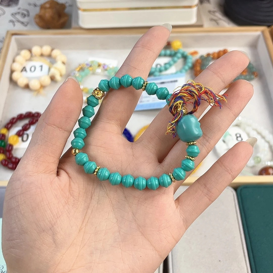 针钠钙石手饰银S925镀金镶嵌